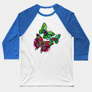 butterfly splash Baseball T-Shirt